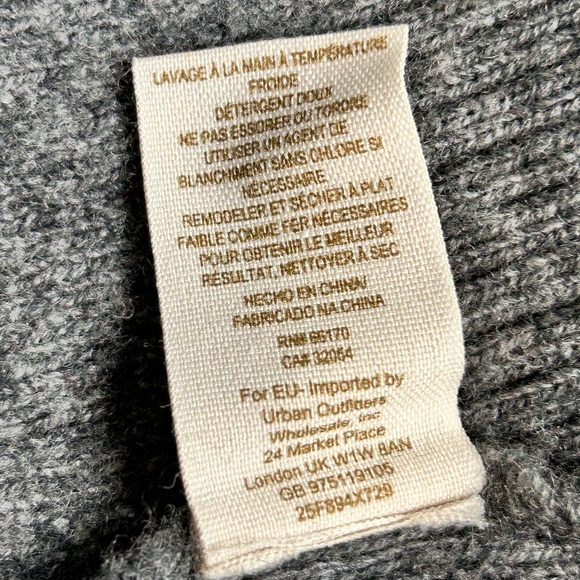 Free People FP Beach Merino Wool Color Block Scoopneck Sweater Size Medium - Picture 7 of 9